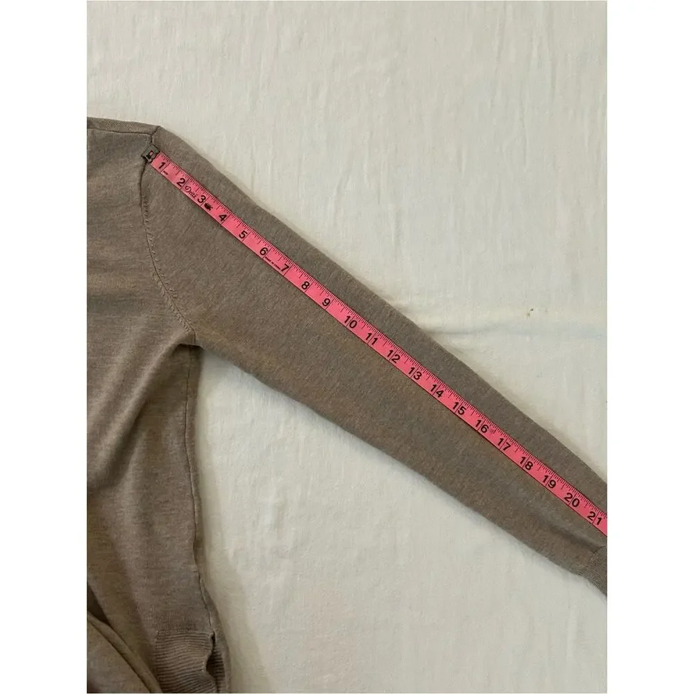EVOLUTION by Cyrus Tunic Sweater Light Brown Long Sleeve Women’s S